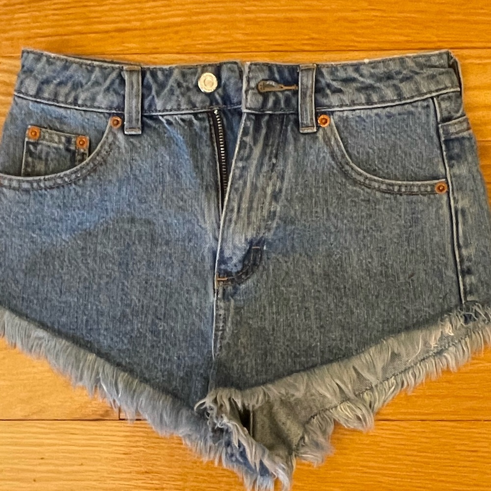 Womens TOPSHOP kiri jean shorts